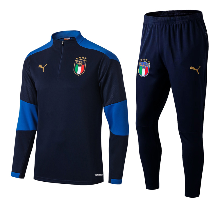 AAA Quality Italy 20/21 Tracksuit - Navy Blue